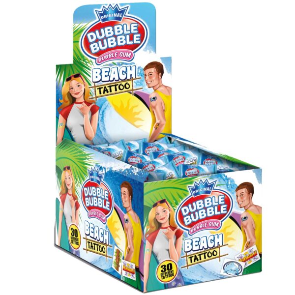 Dubu Beach Tattoo Bubble Gum 200er Sparpack No1 0342