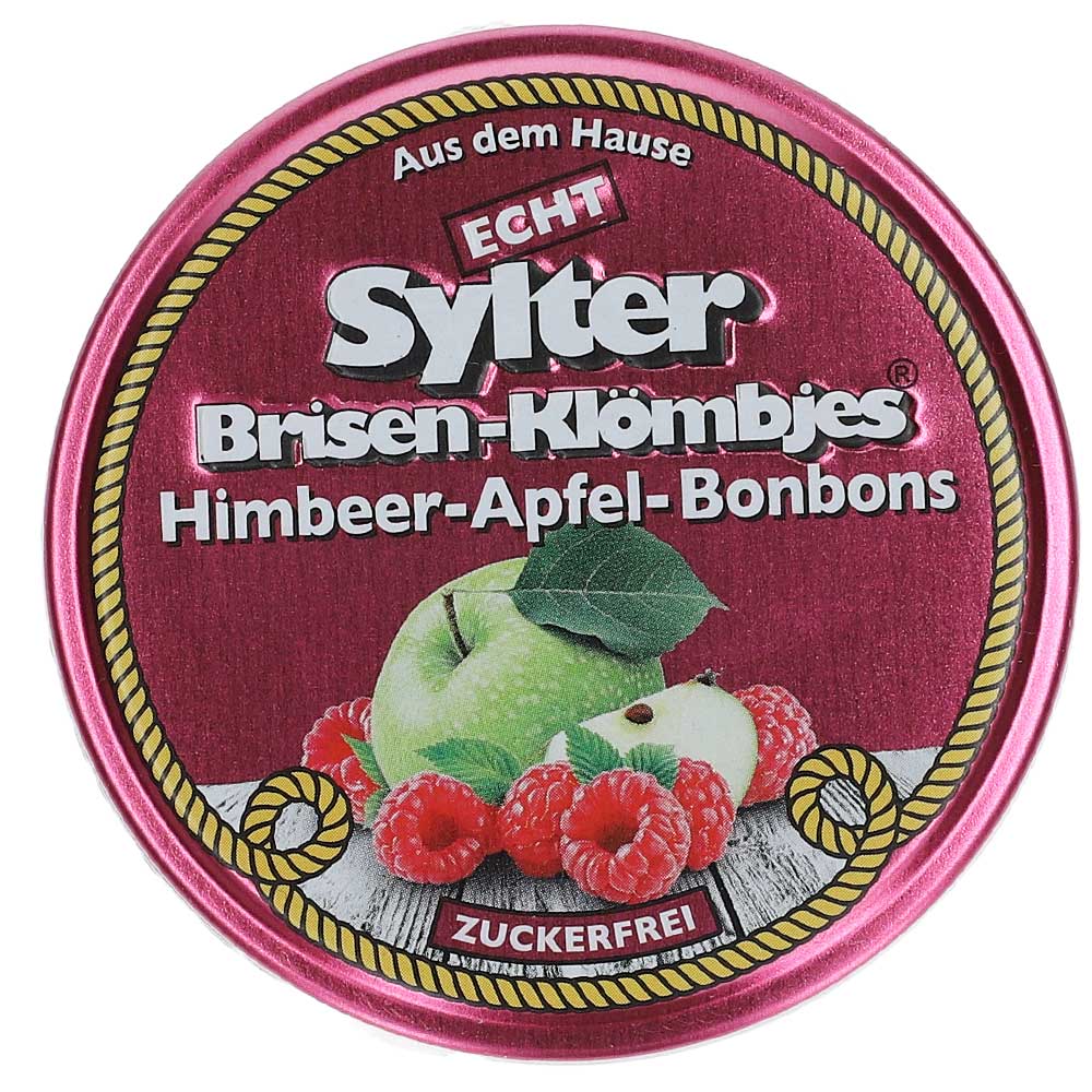 echt-sylter-brisen-kloembjes-himbeer-apfel-bonbons-zuckerfrei-70g Echt Sylter Brisen Kloembjes Himbeer Apfel Bonbons Zuckerfrei 70g