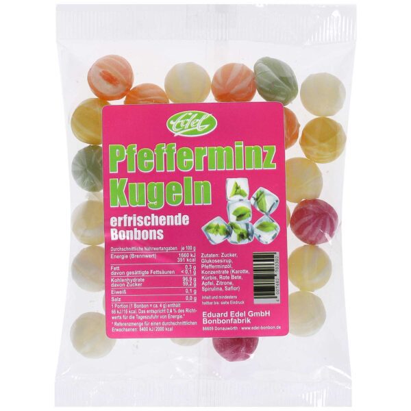 Edel Pfefferminz Kugeln 150g No1 1714