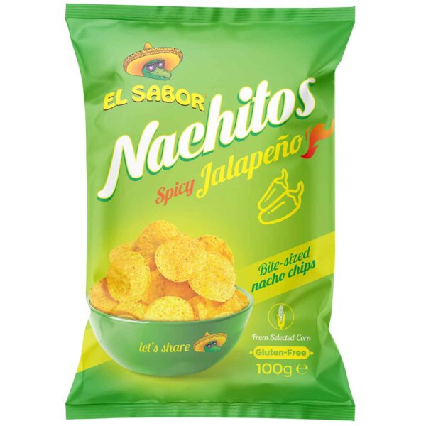 El Sabor Nachitos Jalapeno 100g No1 2738