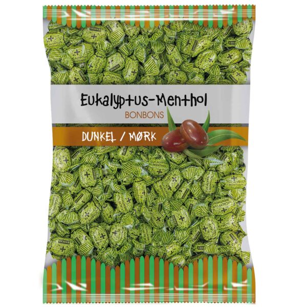 Eukalyptus Menthol Bonbons Dunkel 1kg No1 1956