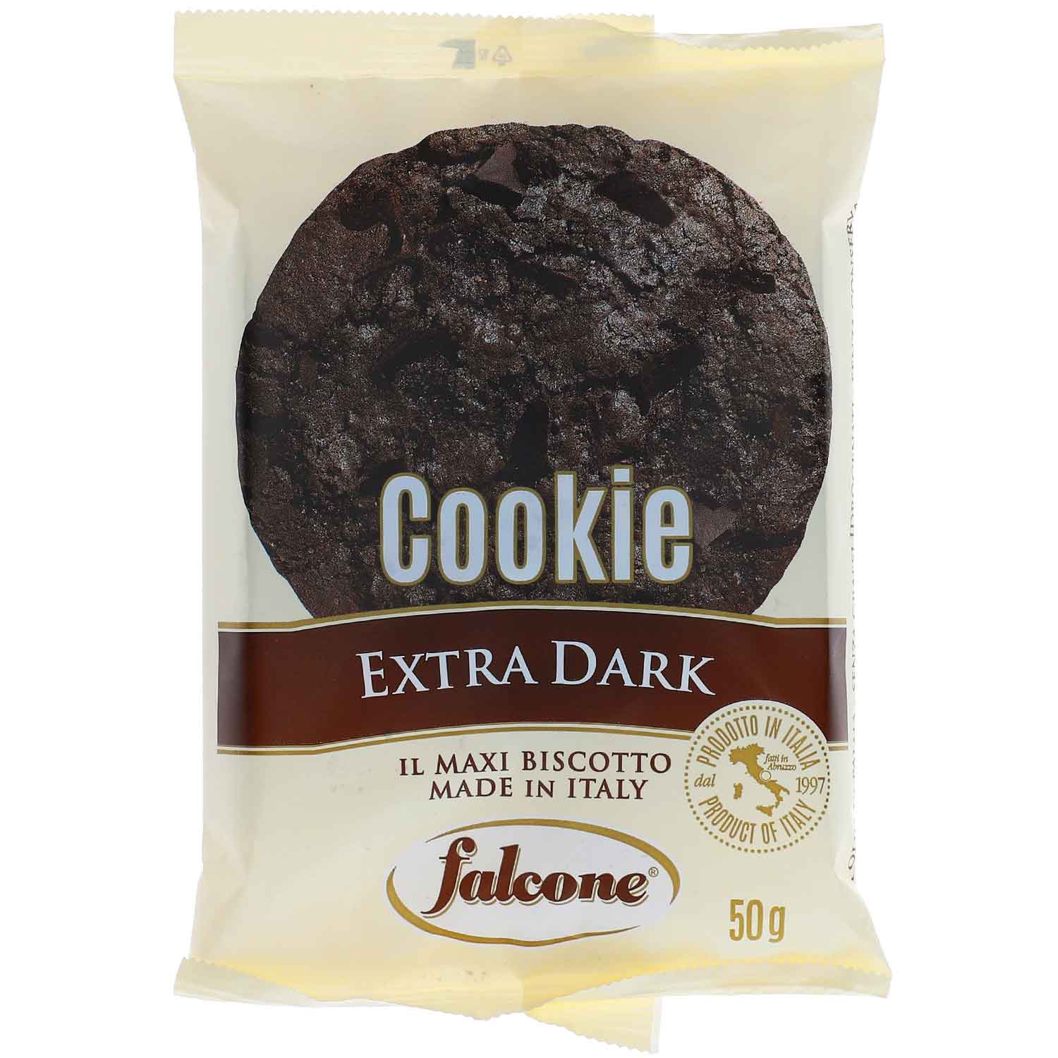 falcone-american-cookie-extra-dark-50g-no1-1450 Falcone American Cookie Extra Dark 50g No1 1450