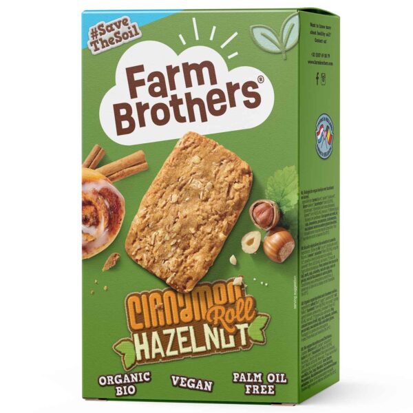 Farm Brothers Cinnamon Roll Hazelnut Bio 135g No1 3325