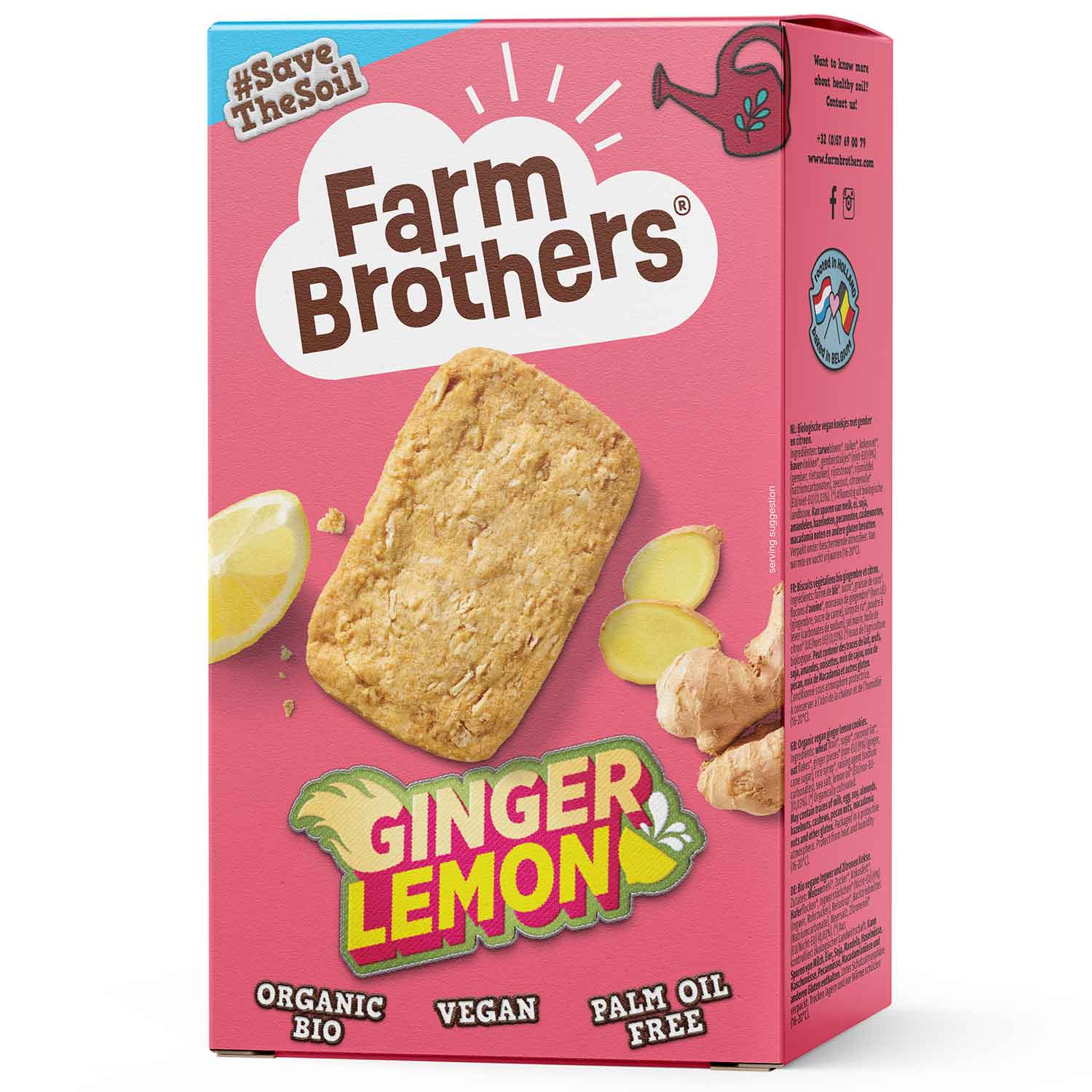 farm-brothers-ginger-lemon-bio-135g-no1-5135 Farm Brothers Ginger Lemon Bio 135g No1 5135