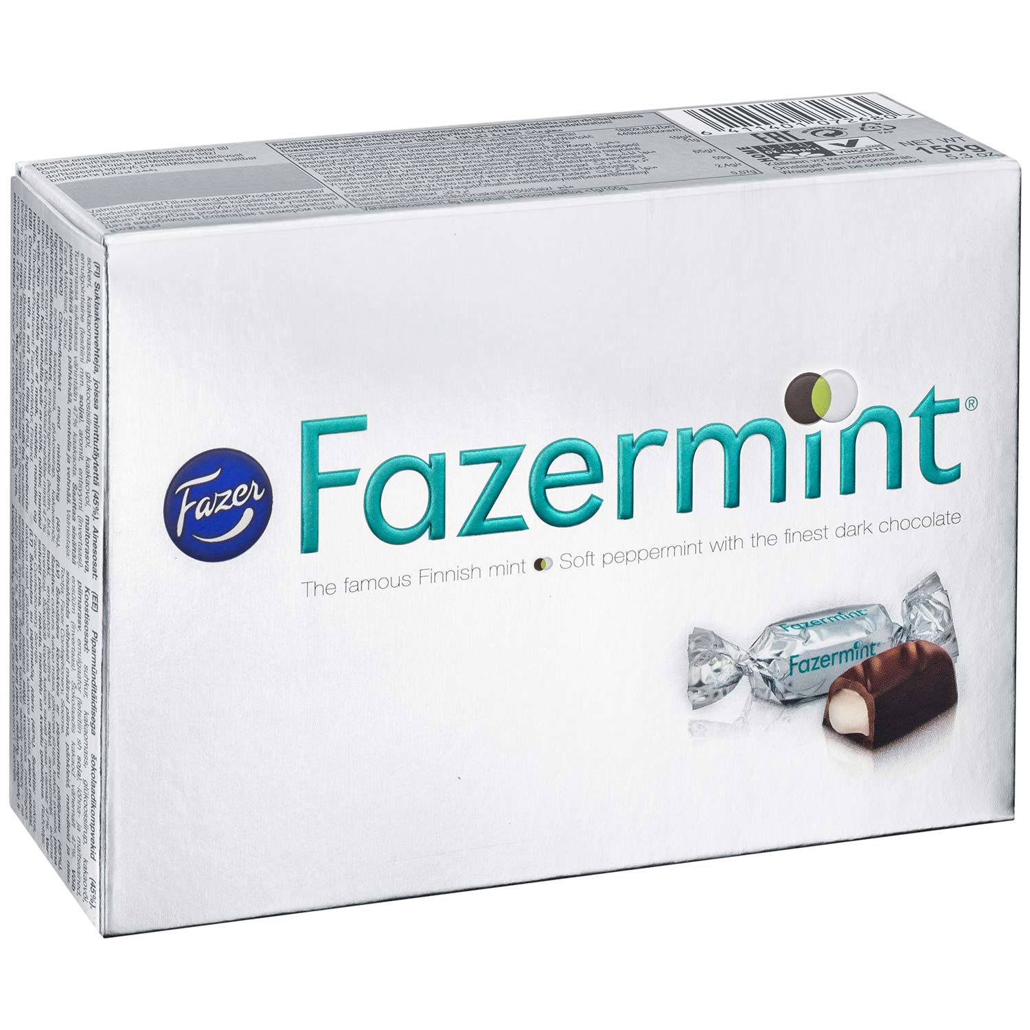 fazer-fazermint-chocolates-150g-no1-4046 Fazer Fazermint Chocolates 150g No1 4046