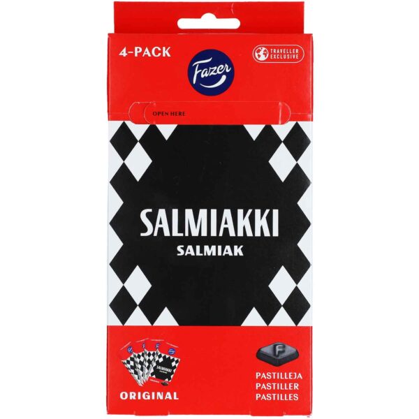 Fazer Salmiakki Travel Edition 4x40g Mhd 16.07.2023 No1 0252