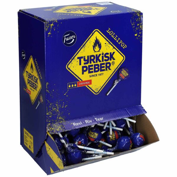 Fazer Tyrkisk Peber Original Lollipop 150er No1 2041
