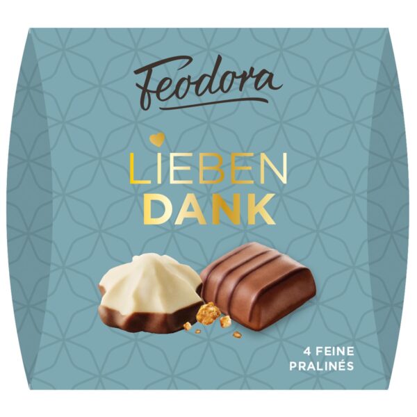 Feodora Confiserie Pralinen Quot Lieben Dank Quot 40g No1 3022