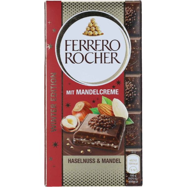 Ferrero Rocher Tafel Mit Mandelcreme 90g No1 2541