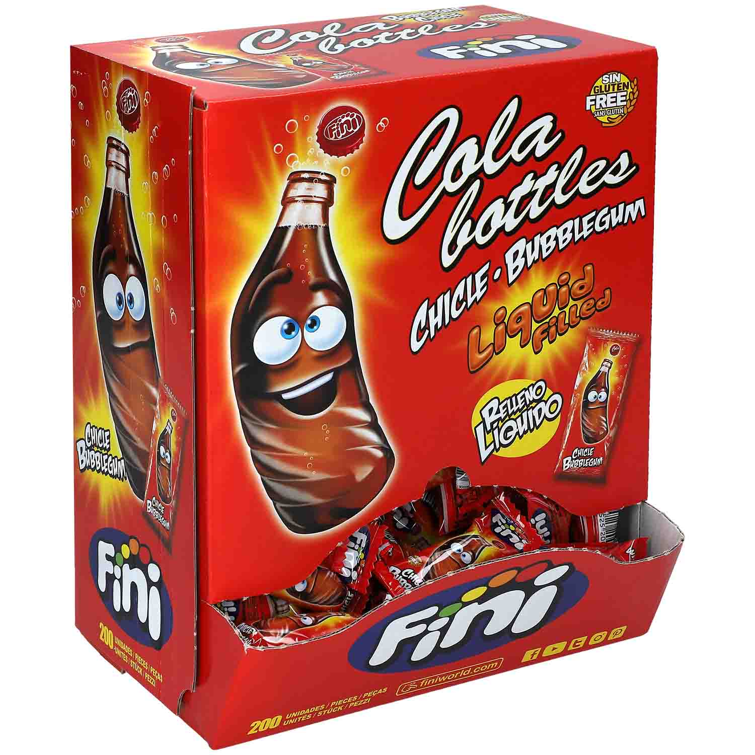 fini-cola-bottles-bubble-gum-200er-no1-5304 Fini Cola Bottles Bubble Gum 200er No1 5304