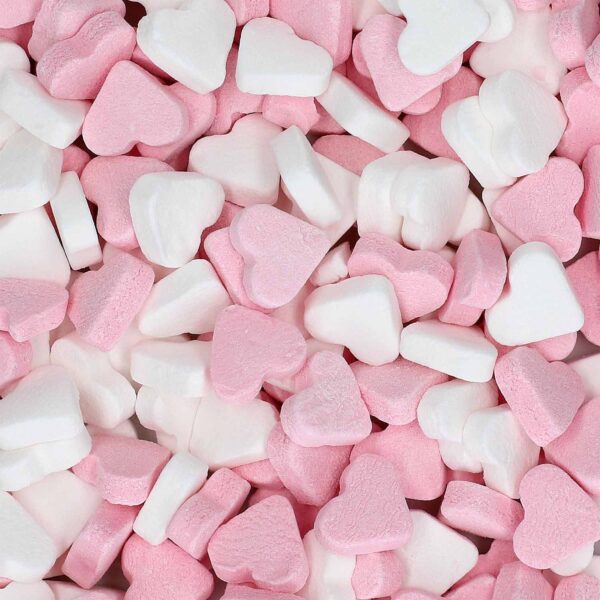 Fortuin Mini Pepermunthartjes Rosa Weiss 1kg No1 3223
