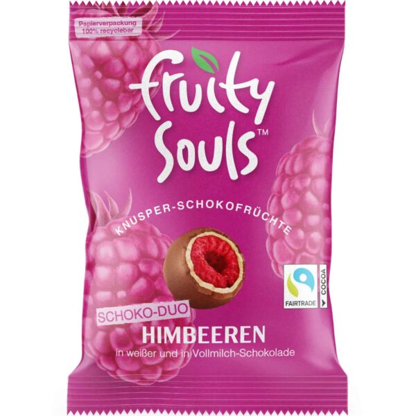 Fruity Souls Himbeere Vollmilch Und Weiss Duo 80g No1 4823