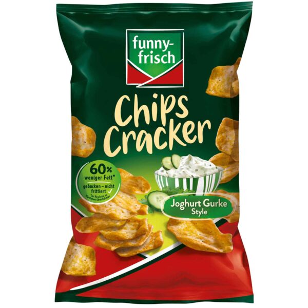 Funny Frisch Chips Cracker Joghurt Gurke Style 90g No1 5140