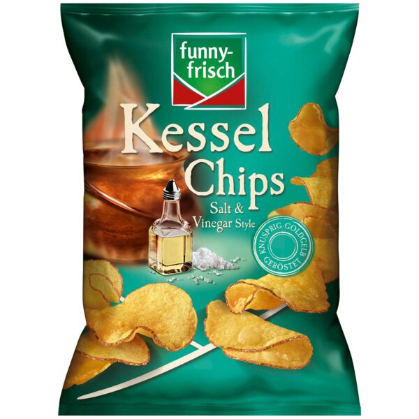 Funny Frisch Kessel Chips Salt Amp Vinegar Style 120g No1 0652