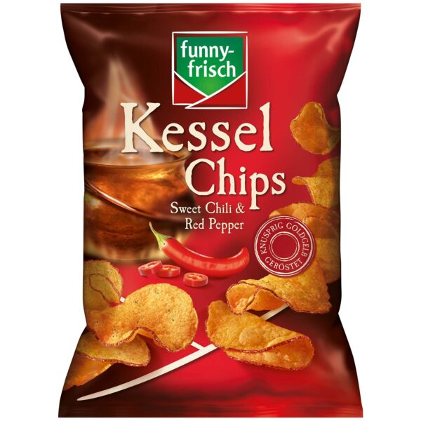 Funny Frisch Kessel Chips Sweet Chili Amp Red Pepper 120g No1 5336