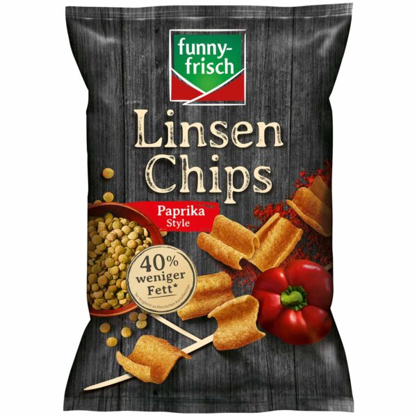 Funny Frisch Linsen Chips Paprika Style 90g No1 4527