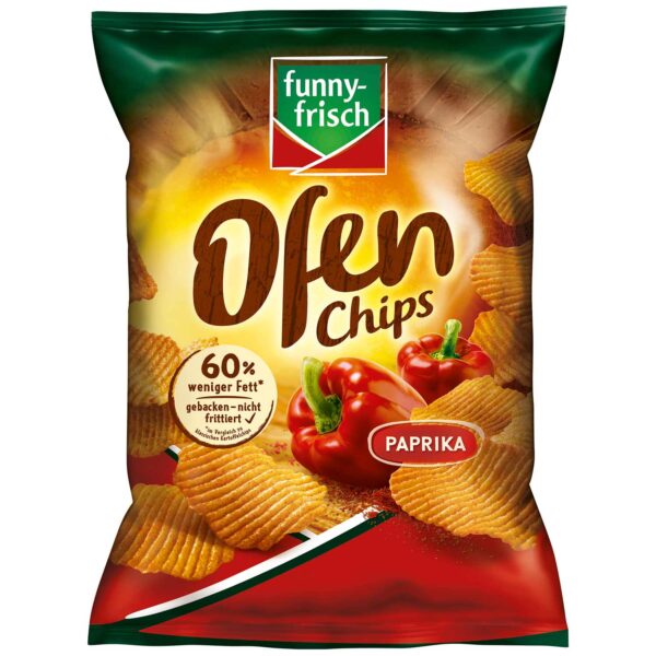 Funny Frisch Ofen Chips Paprika 125g No1 4754