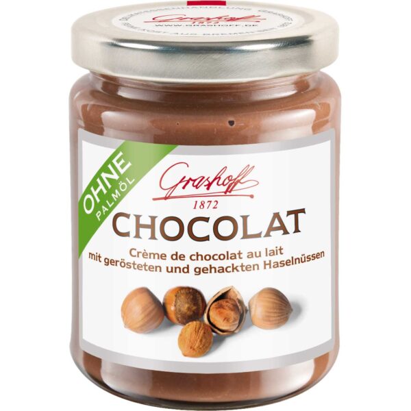 Grashoff Chocolat Cr Me De Chocolat Au Lait Mit Haseln Ssen 235g