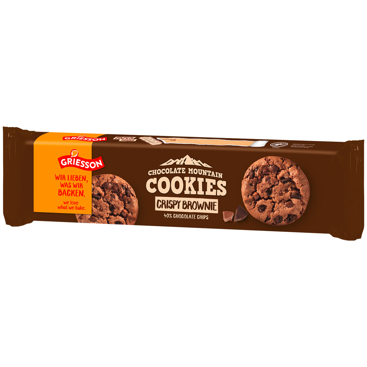 griesson-chocolate-mountain-cookies-crispy-brownie-150g-no1-0234 Griesson Chocolate Mountain Cookies Crispy Brownie 150g No1 0234