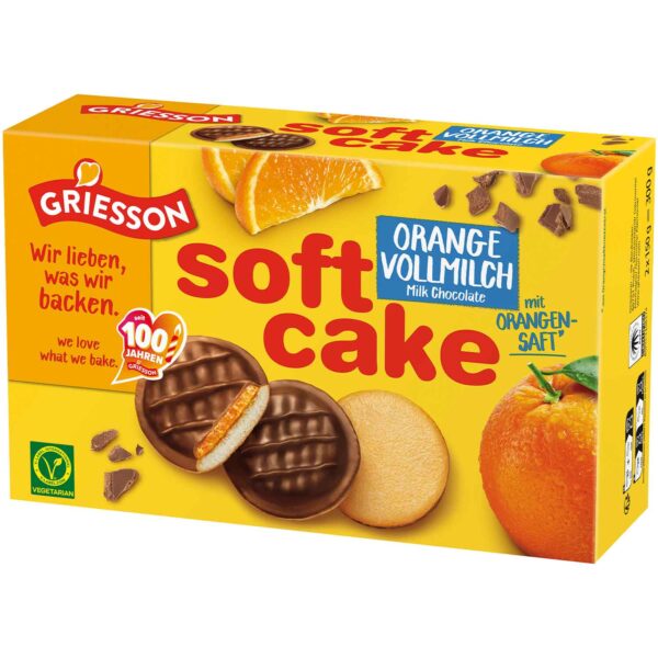 Griesson Soft Cake Orange Vollmilch 2x150g No1 1914