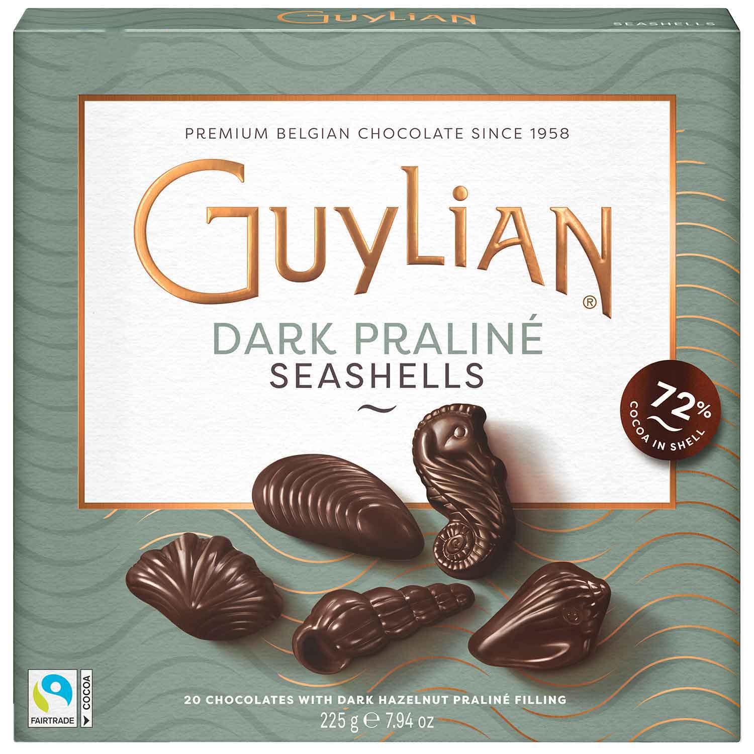 guylian-dark-pralin-meeresfruechte-225g-no1-2805 Guylian Dark Pralin Meeresfruechte 225g No1 2805