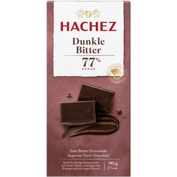 Hachez Dunkle Bitter 77 Kakao 90g No1 1320