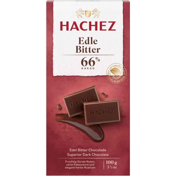 Hachez Edle Bitter 66 Kakao 100g No1 4249