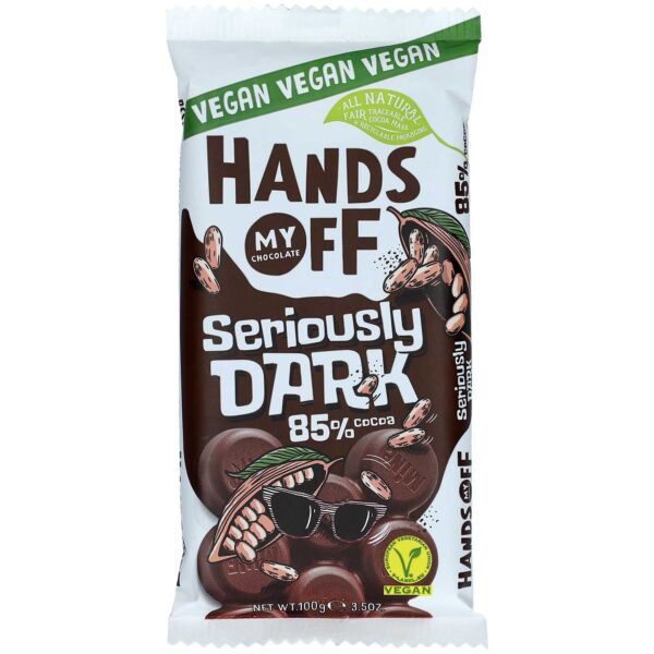 Hands Off My Chocolate Seriously Dark 85 Vegan 100g No1 0240