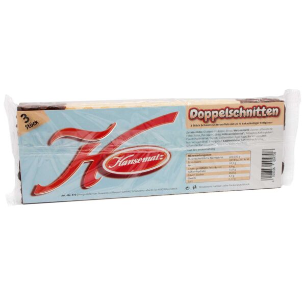 Hansematz Doppelschnitten 3er No1 3657