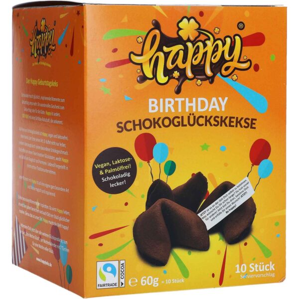 Happy Glueckskekse Birthday Schokoglueckskekse 10er No1 1454