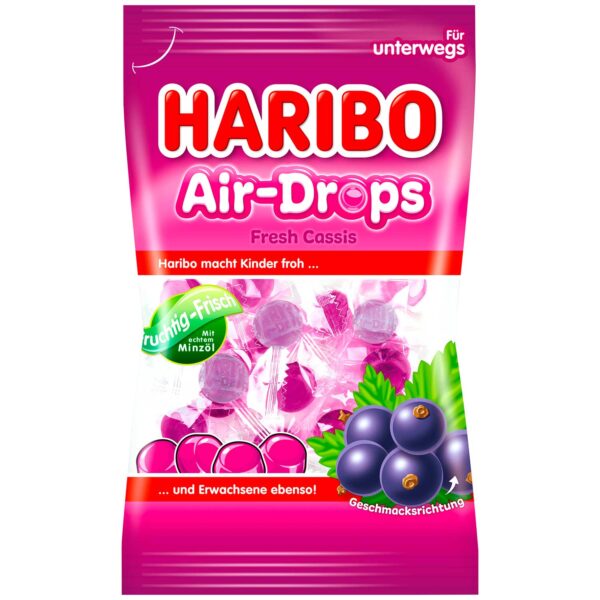 Haribo Air Drops Fresh Cassis 100g No1 4932