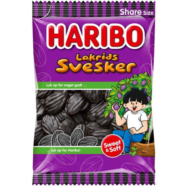 Haribo Lakrids Svesker 375g No1 1026