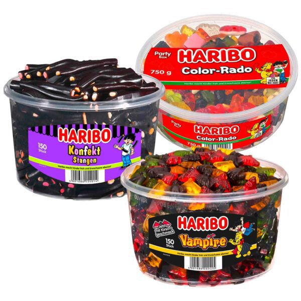 Haribo Lakritz Mix Dosen 3er No1 3354