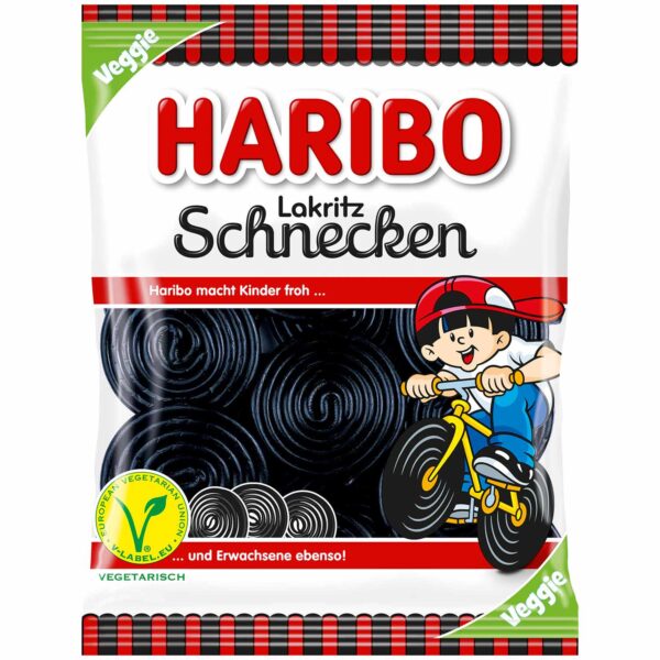 Haribo Lakritz Schnecken Veggie 175g No1 2342