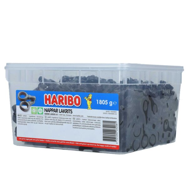 Haribo Nappar Lakrits 1 805kg No1 5346