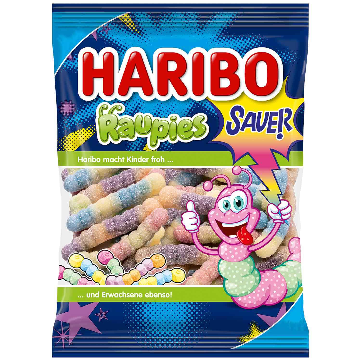 haribo-raupies-sauer-160g-no1-5206 Haribo Raupies Sauer 160g No1 5206