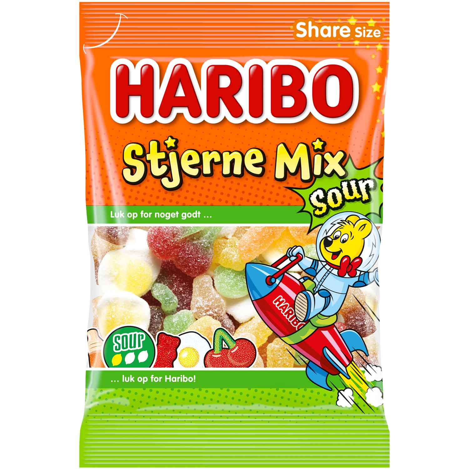 haribo-stjerne-mix-sour-375g-no1-2638 Haribo Stjerne Mix Sour 375g No1 2638