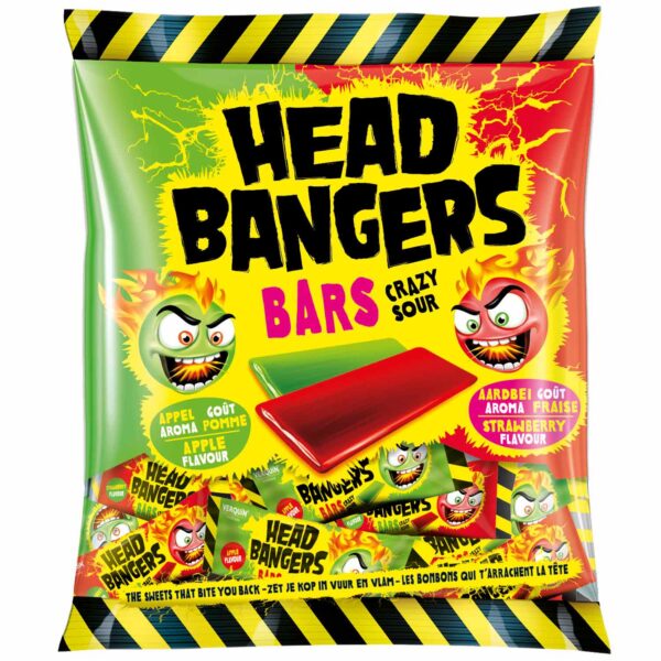 Head Bangers Bars Crazy Sour Apfel Amp Erdbeere 200g No1 0529