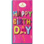 Heidel Happy Birthday 3d Schokogruesse 100g No3 3537