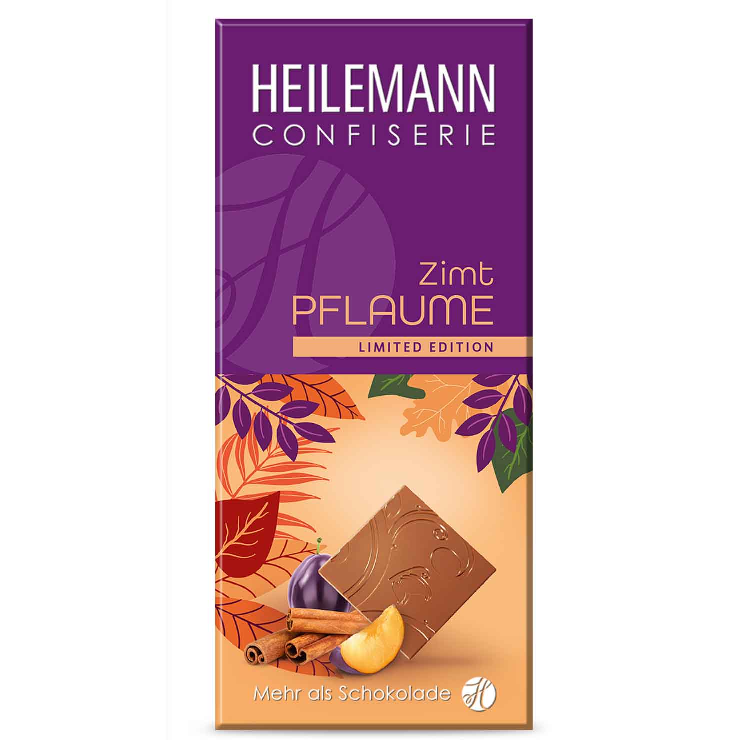 heilemann-confiserie-edelvollmilch-schokolade-zimt-pflaume-80g-no1-4114 Heilemann Confiserie Edelvollmilch Schokolade Zimt Pflaume 80g No1 4114