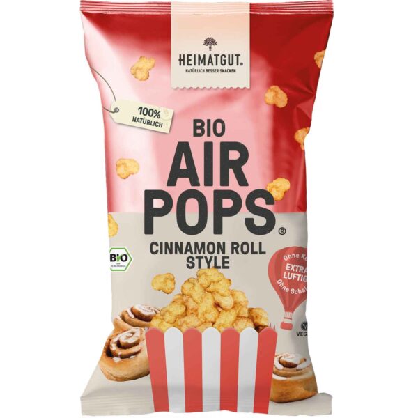 Heimatgut Bio Airpops Cinnamon Roll Style 55g No1 1010