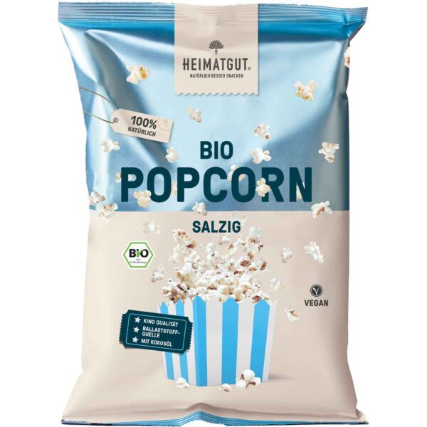 Heimatgut Bio Popcorn Mit Kokosoel Salzig 90g No1 2122