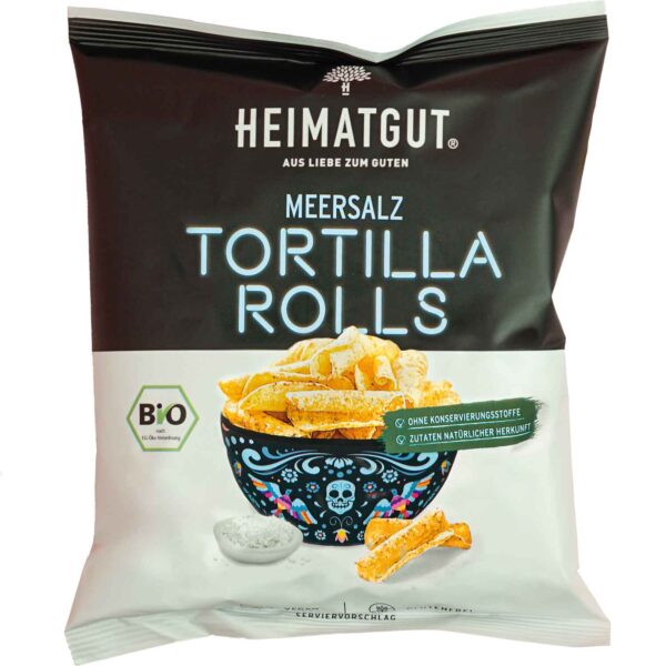 Heimatgut Bio Tortilla Rolls Meersalz 125g No1 2522