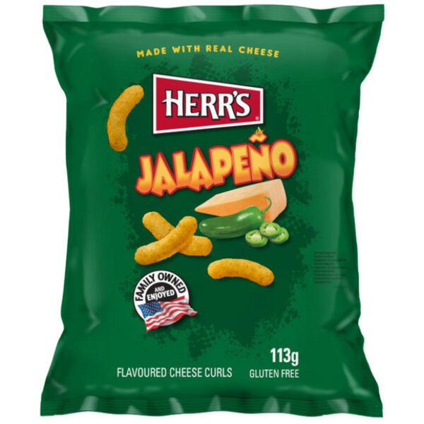 Herr 039 S Jalape O Cheese Curls 113g No1 3651