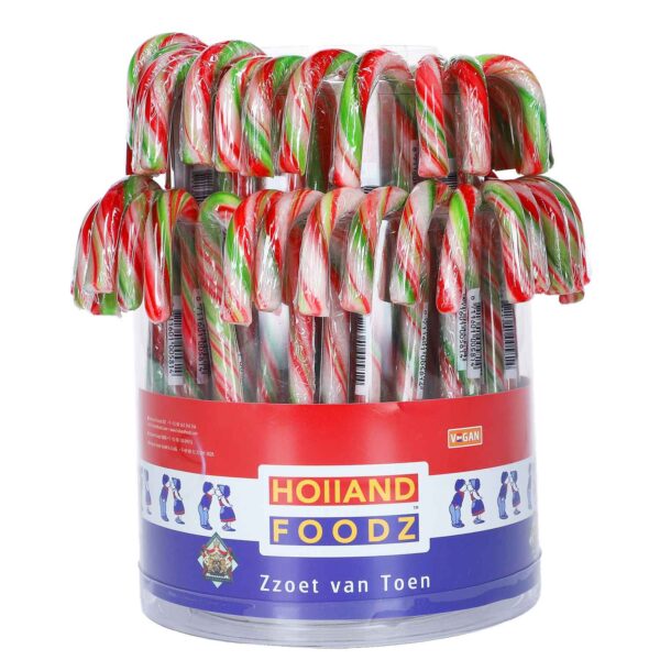 Holland Foodz Zuckerstangen 12cm Rot Gruen Weiss 72er No1 4738