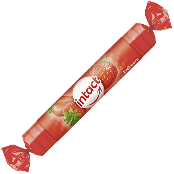 Intact Traubenzucker Erdbeere 40g No1 0113