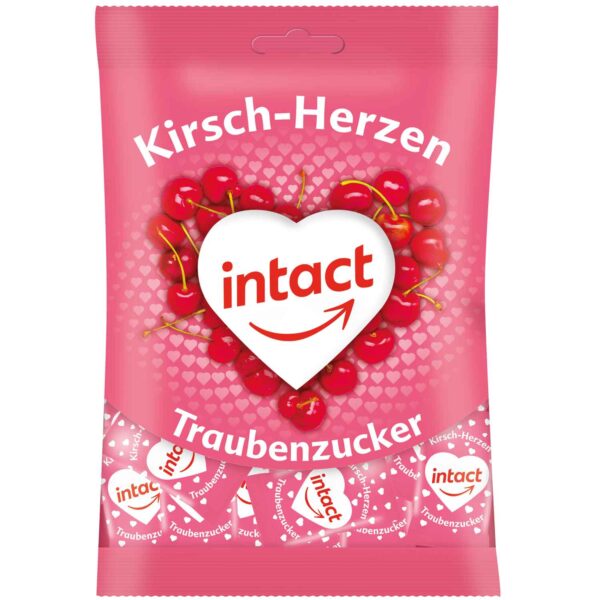 Intact Traubenzucker Kirsch Herzen 75g No1 4705