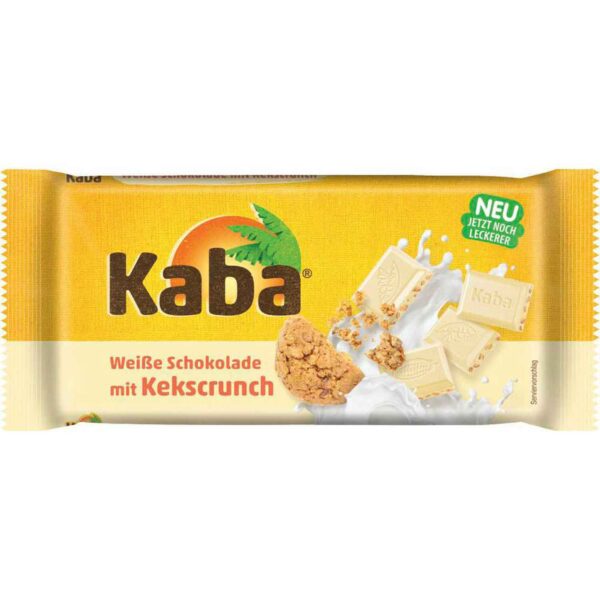 Kaba Weisse Schokolade Mit Kekscrunch 90g No1 0113