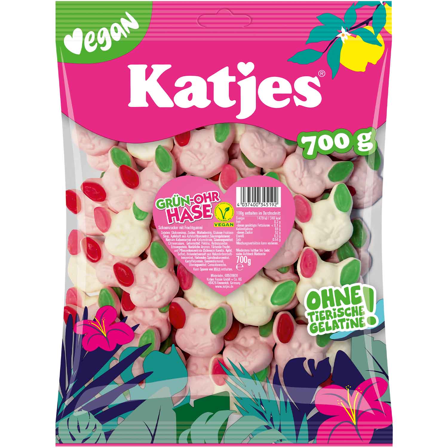 katjes-gruen-ohr-hase-700g-no1-1714 Katjes Gruen Ohr Hase 700g No1 1714
