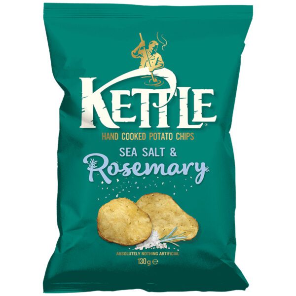 Kettle Chips Sea Salt Amp Rosemary 130g No1 4044